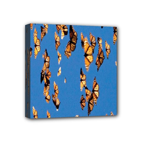 Eastern Monarch Butterfly Mini Canvas 4  x 4  (Stretched)