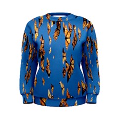 Eastern Monarch Butterfly Women s Sweatshirt