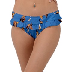 Eastern Monarch Butterfly Frill Bikini Bottom by nate14shop