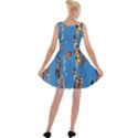 Eastern Monarch Butterfly Velvet Skater Dress View2