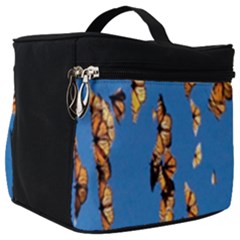 Eastern Monarch Butterfly Make Up Travel Bag (big) by nate14shop