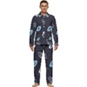 Eyes Men s Long Sleeve Velvet Pocket Pajamas Set View1