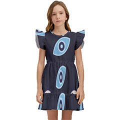 Eyes Kids  Winged Sleeve Dress by nate14shop