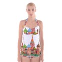 Moscow-kremlin-saint-basils-cathedral-red-square-l-vector-illustration-moscow-building Boyleg Halter Swimsuit  View1