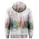 Drawing-watercolor-painting-city Men s Core Hoodie View2