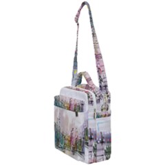 Drawing-watercolor-painting-city Crossbody Day Bag