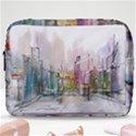 Drawing-watercolor-painting-city Make Up Pouch (Large) View1