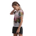 Drawing-watercolor-painting-city Kids  Frill Chiffon Blouse View2