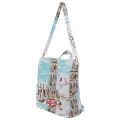 Big-ben-paris-clock-tower-vector-painted-london Crossbody Backpack