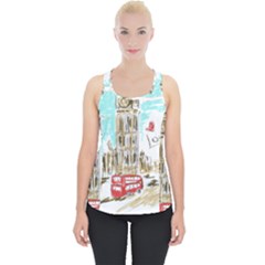 Big-ben-paris-clock-tower-vector-painted-london Piece Up Tank Top by Jancukart