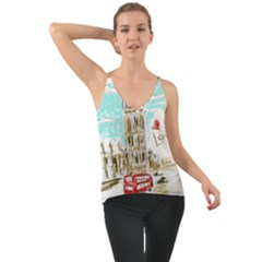 Big-ben-paris-clock-tower-vector-painted-london Chiffon Cami by Jancukart