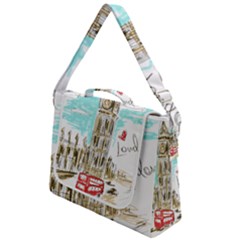 Big-ben-paris-clock-tower-vector-painted-london Box Up Messenger Bag