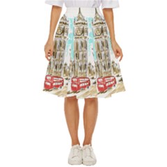 Big-ben-paris-clock-tower-vector-painted-london Classic Short Skirt by Jancukart