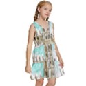 Big-ben-paris-clock-tower-vector-painted-london Kids  Sleeveless Tiered Mini Dress View3