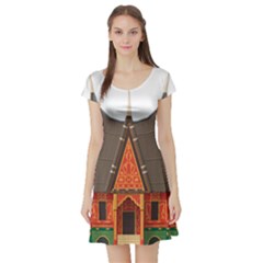 Gadang-minangkabau-people Short Sleeve Skater Dress