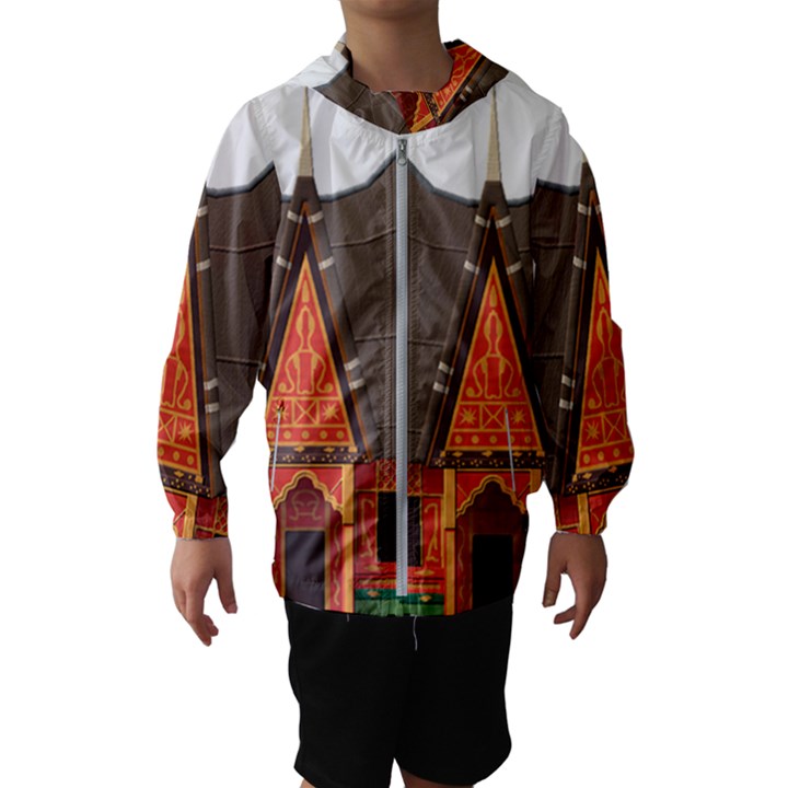 Gadang-minangkabau-people Kids  Hooded Windbreaker