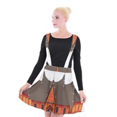 Gadang-minangkabau-people Suspender Skater Skirt