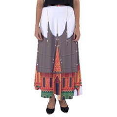 Gadang-minangkabau-people Flared Maxi Skirt