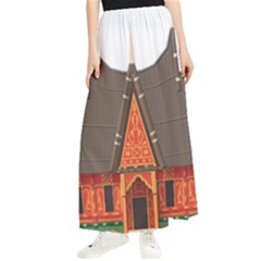 Gadang-minangkabau-people Maxi Chiffon Skirt