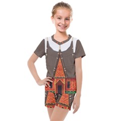 Gadang-minangkabau-people Kids  Mesh Tee And Shorts Set