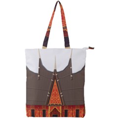 Gadang-minangkabau-people Double Zip Up Tote Bag