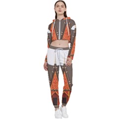 Gadang-minangkabau-people Cropped Zip Up Lounge Set