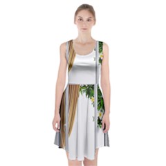 Window Racerback Midi Dress