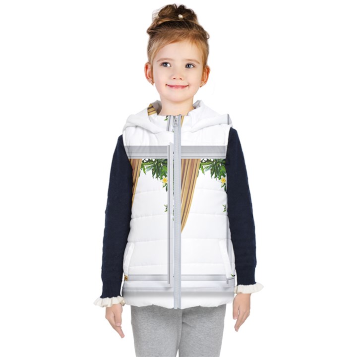 Window Kids  Hooded Puffer Vest