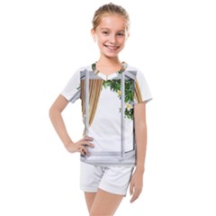 Window Kids  Mesh Tee And Shorts Set