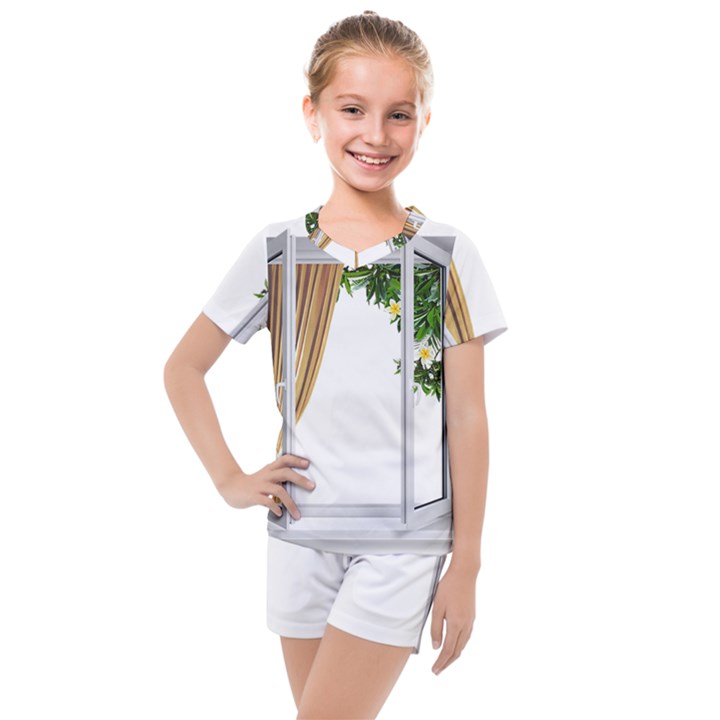 Window Kids  Mesh Tee and Shorts Set