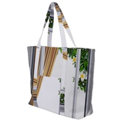 Window Zip Up Canvas Bag