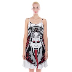 Krampus Spaghetti Strap Velvet Dress