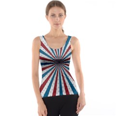 Usa-deco-background Tank Top