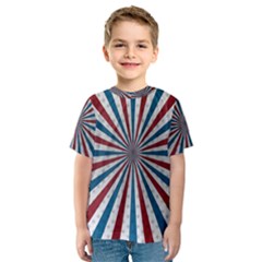 Usa-deco-background Kids  Sport Mesh Tee