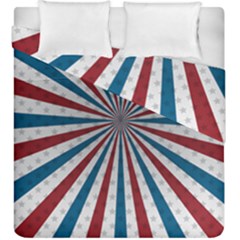 Usa-deco-background Duvet Cover Double Side (king Size)