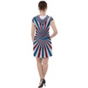 Usa-deco-background Drawstring Hooded Dress View2