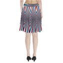 Usa-deco-background Pleated Skirt View2