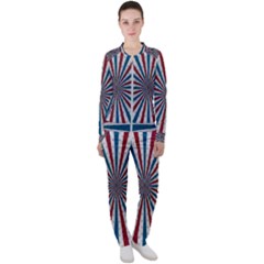 Usa-deco-background Casual Jacket And Pants Set