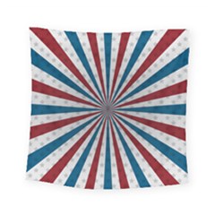 Usa-deco-background Square Tapestry (small)