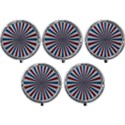 Usa-deco-background Mini Round Pill Box (Pack of 5) View1