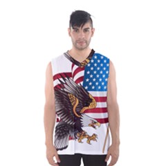 American-eagle- Clip-art Men s Basketball Tank Top