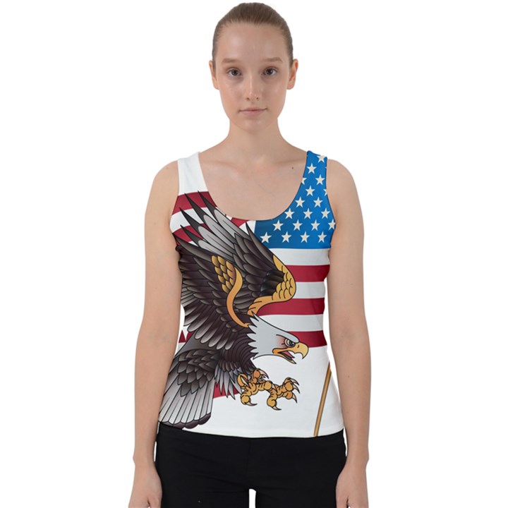 American-eagle- Clip-art Velvet Tank Top