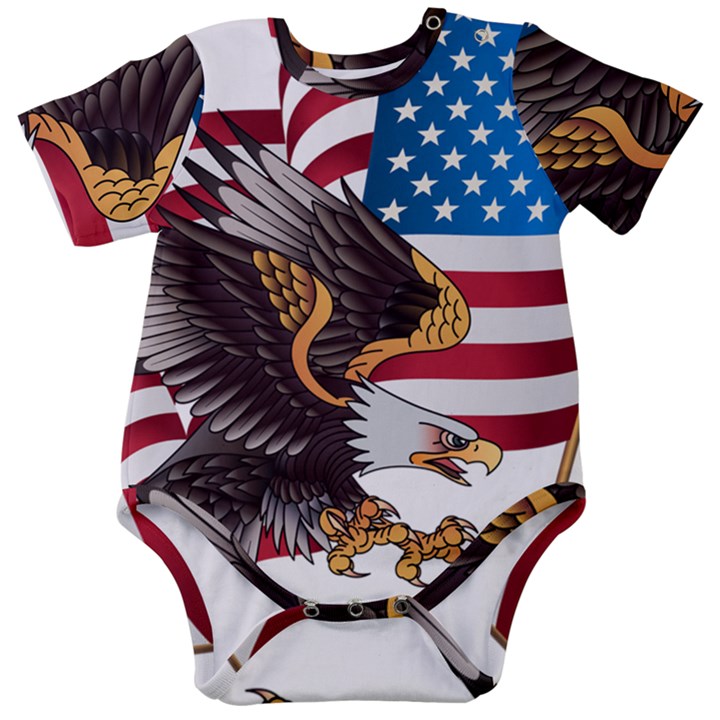 American-eagle- Clip-art Baby Short Sleeve Onesie Bodysuit