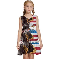 American-eagle- Clip-art Kids  Sleeveless Tiered Mini Dress