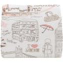 London-paris-drawing-vector-london-comics Seat Cushion View1