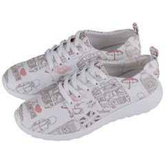 London-paris-drawing-vector-london-comics Men s Lightweight Sports Shoes