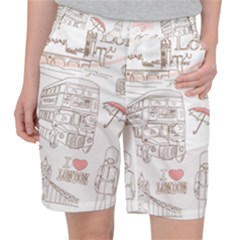 London-paris-drawing-vector-london-comics Pocket Shorts