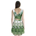 Vector-energy-saving-caring-for-the-earth Split Back Mini Dress  View2