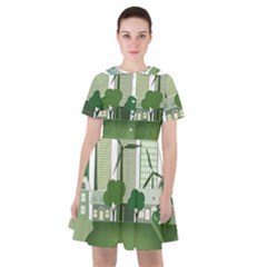 Vector-energy-saving-caring-for-the-earth Sailor Dress by Jancukart