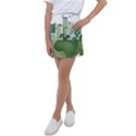 Vector-energy-saving-caring-for-the-earth Kids  Tennis Skirt View1